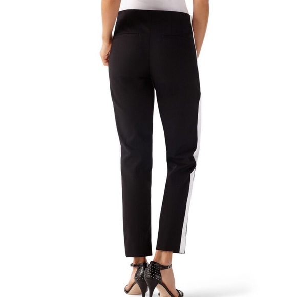 WHBM Tuxedo Side Stripe Taper Ankle Pants - Picture 5 of 12